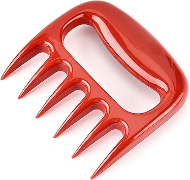 about MYUBWTF 2 Pack Meat Claws, Strongd Plastic Bear Paws, Bear Claws Meat Shredder for Grilling, Roasting Turkeys, Chopping and Carving Foods (RED)