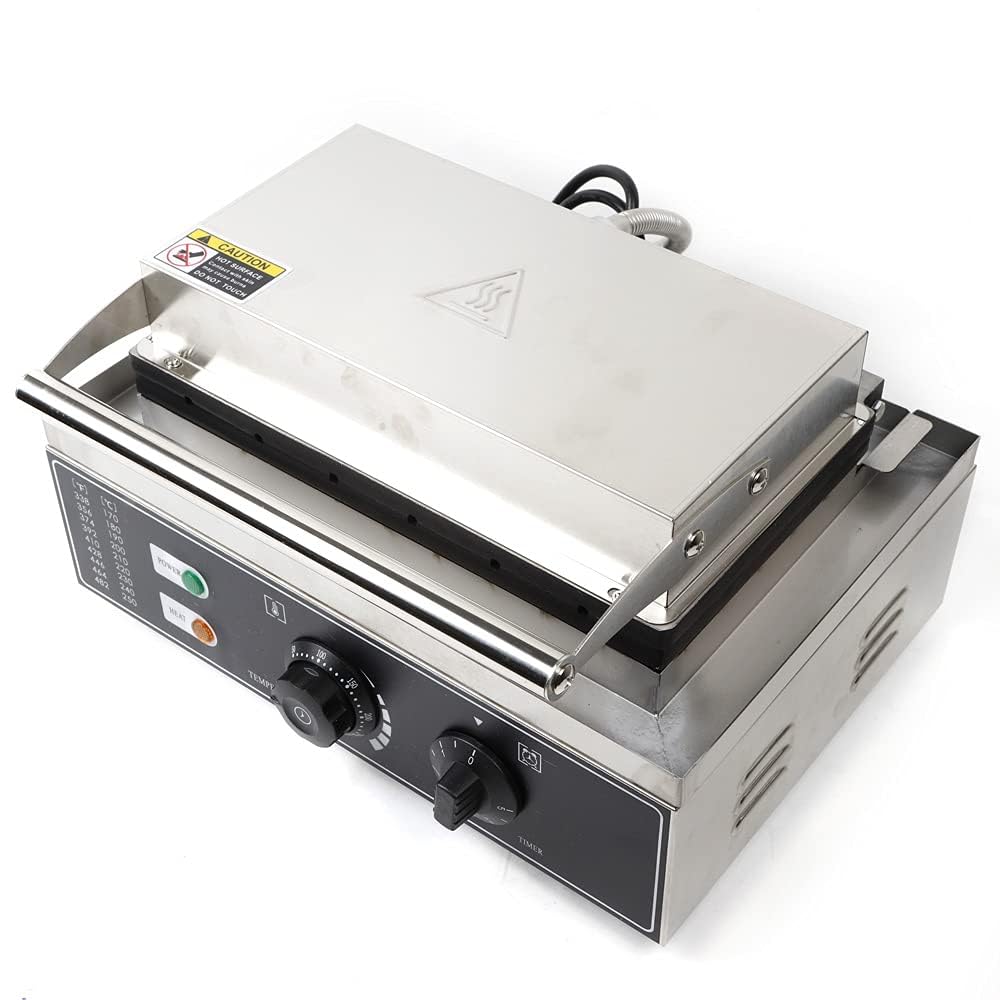 Hot Dog Maker Macchina 1500 W 6 Stick Piastra per waffle Hot Dog Corpo in Acciaio Inox Antiaderente Piastra per waffle Professionale Corn Dog Waffle Automatico Antiaderente Rivestimento