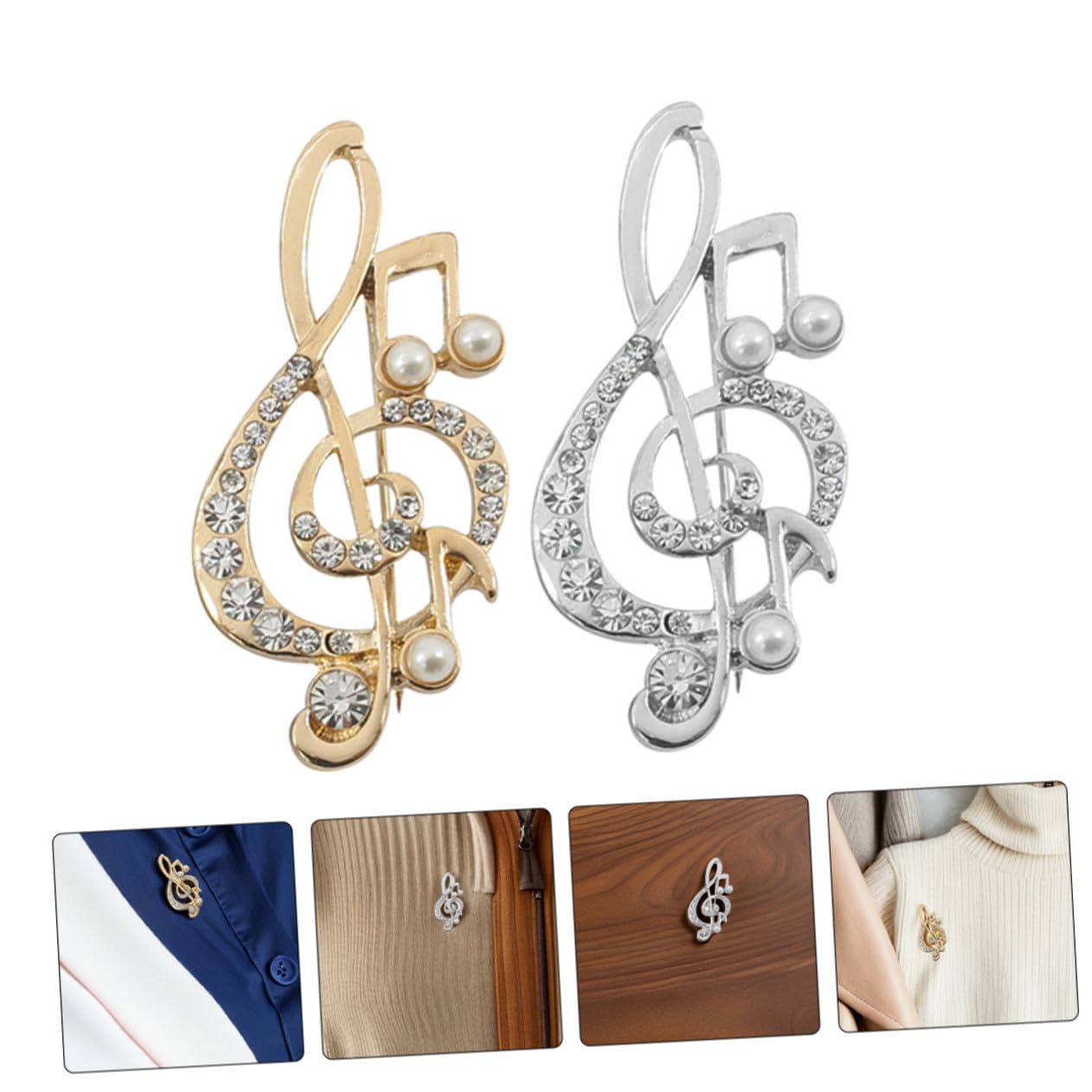 16 Pezzi Spille Note Musicali in con Spille Eleganti per Sposi e Party Adatte per Sciarpe Giacche e Borse Accessori Brillanti per e Ragazze
