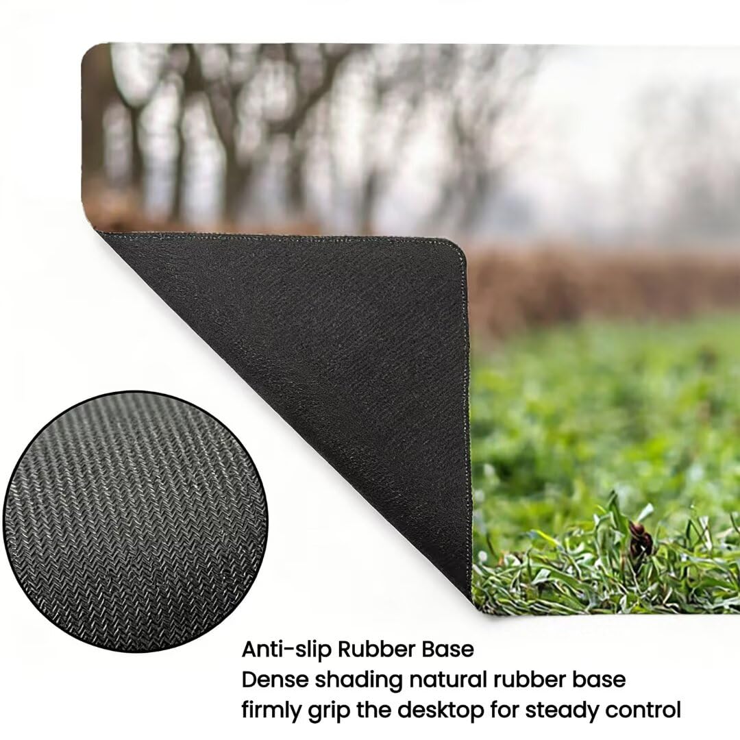 Podkładka pod mysz XXL Zwierzęta - 1600x800x3mm - Krajobraz Duża mata na biurko z przeszytymi krawędziami Wodoodporna antypoślizgowa do PC, przenośna poprawia precyzję i szybkość -35490