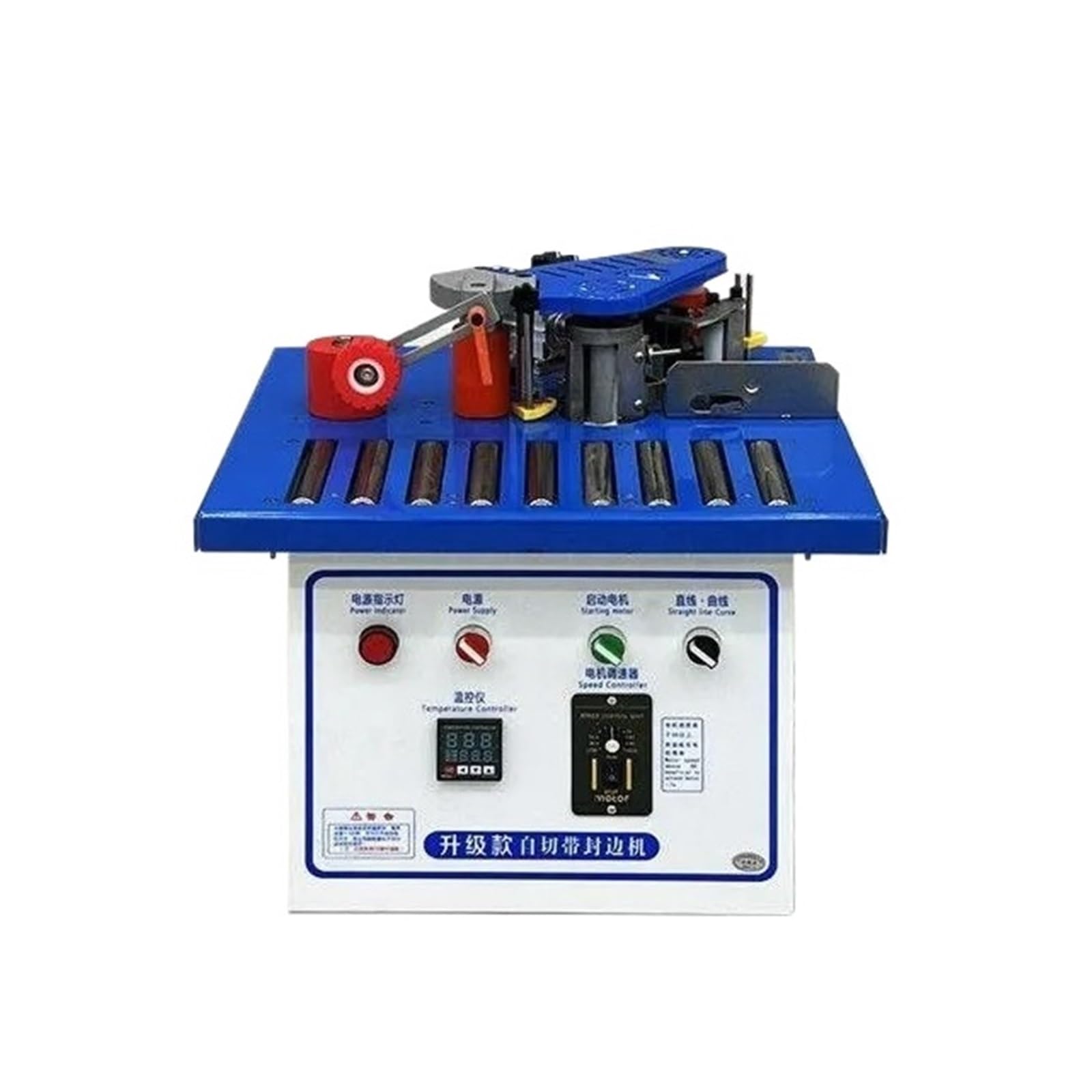 Mini Edge Banding Machine for Woodworking Small Home Improvement Portable Fully Automatic Cutting Board Speed and Efficiency Improvement(50x50x47cm A)
