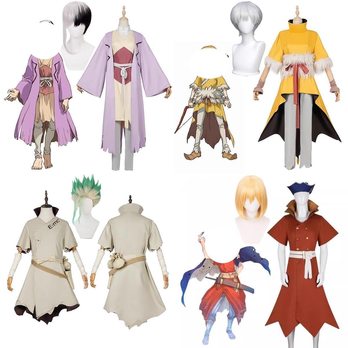 Amazon.co.jp: ドクターストーン dr.stone コスプレ衣装 Cosplay