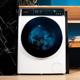 Cecotec Washing machine 9 kg Front Load Bolero DressCode 9900 Inverter FullColor A. White Finish,1400 rpm, 10,3