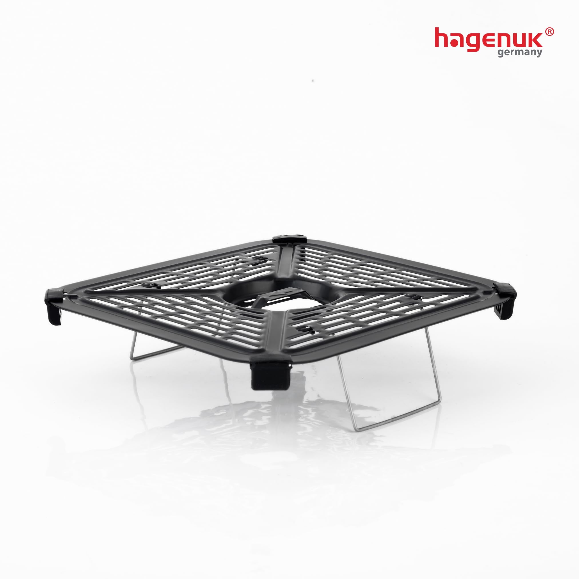 Premium Doppel-Heißluftfritteuse 2×5,5L mit Sichtfenster, 10 Programmen, Grill-Einsatz, Touchdisplay, Sync-Match-Funktion, 2800W, Modell DAF 2800.12 Designed in Germany