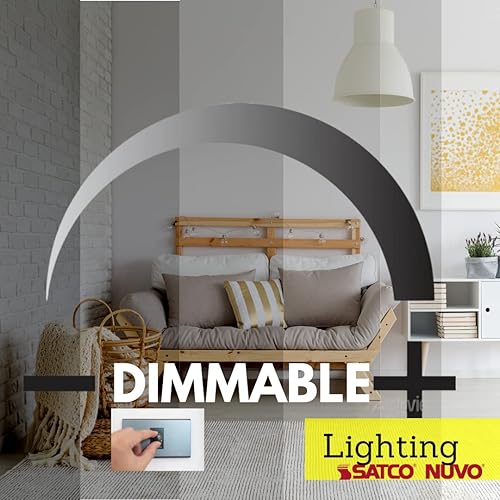 Miniatura 9 de Satco Lámpara LED, S21264 4B11LED927CL120VE12, bombilla B11 de 4 W, transparente base de candelabro 90 CRI 2700 K 120 voltios para candelabros,