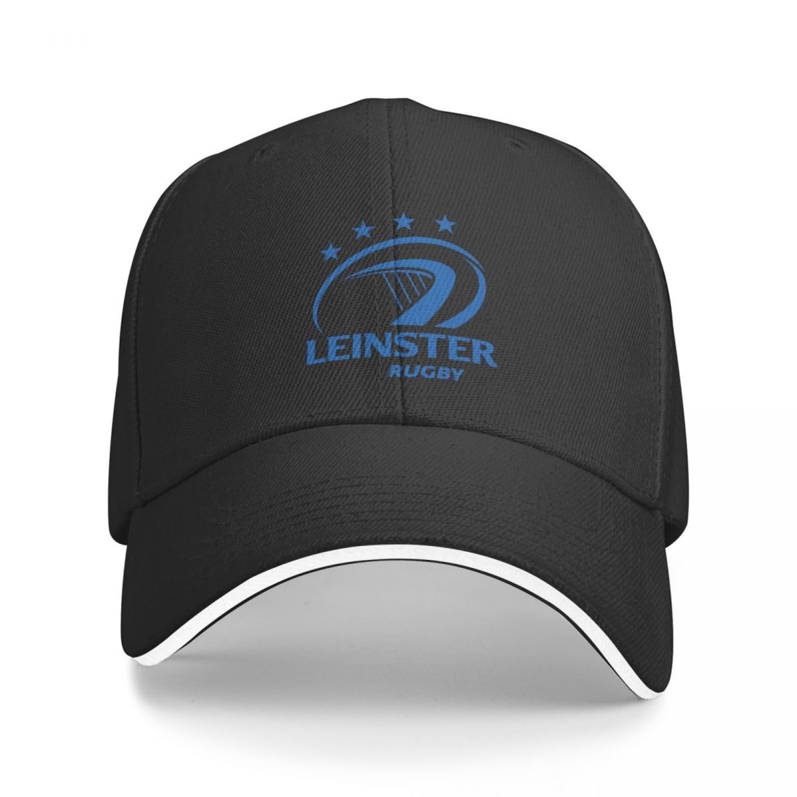 Cizieoe Unisex Black Baseball Cap Leinster Rugby Team -Irfu Stars Cosplay Sun Hat Streetwear Golf