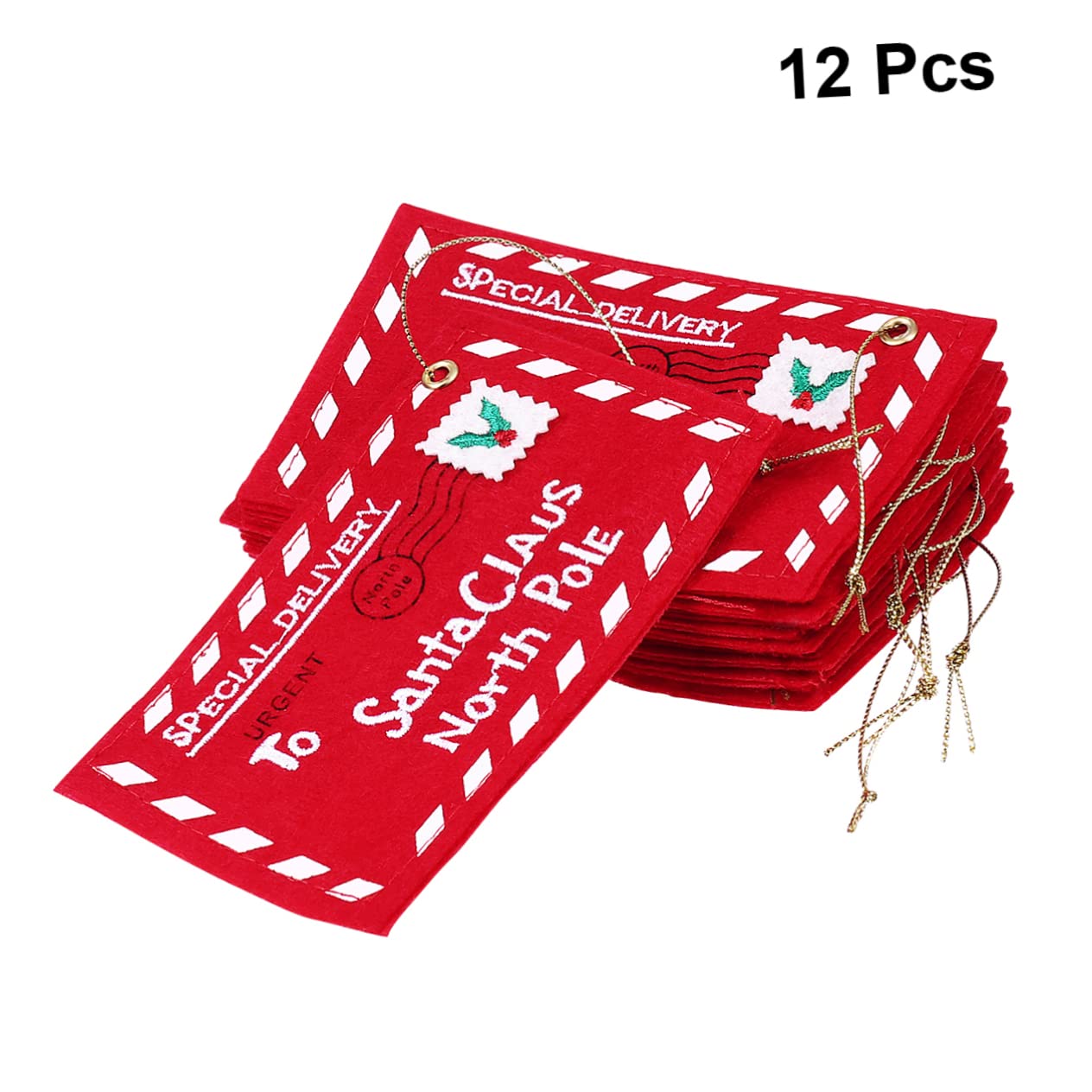 Tofficu 36 Pz sacchetti regalo babbo natale sacchetti di caramelle natalizie stoffa natale stoffa natalizi scatole regalo buste ie addobbi per l'albero di Natale