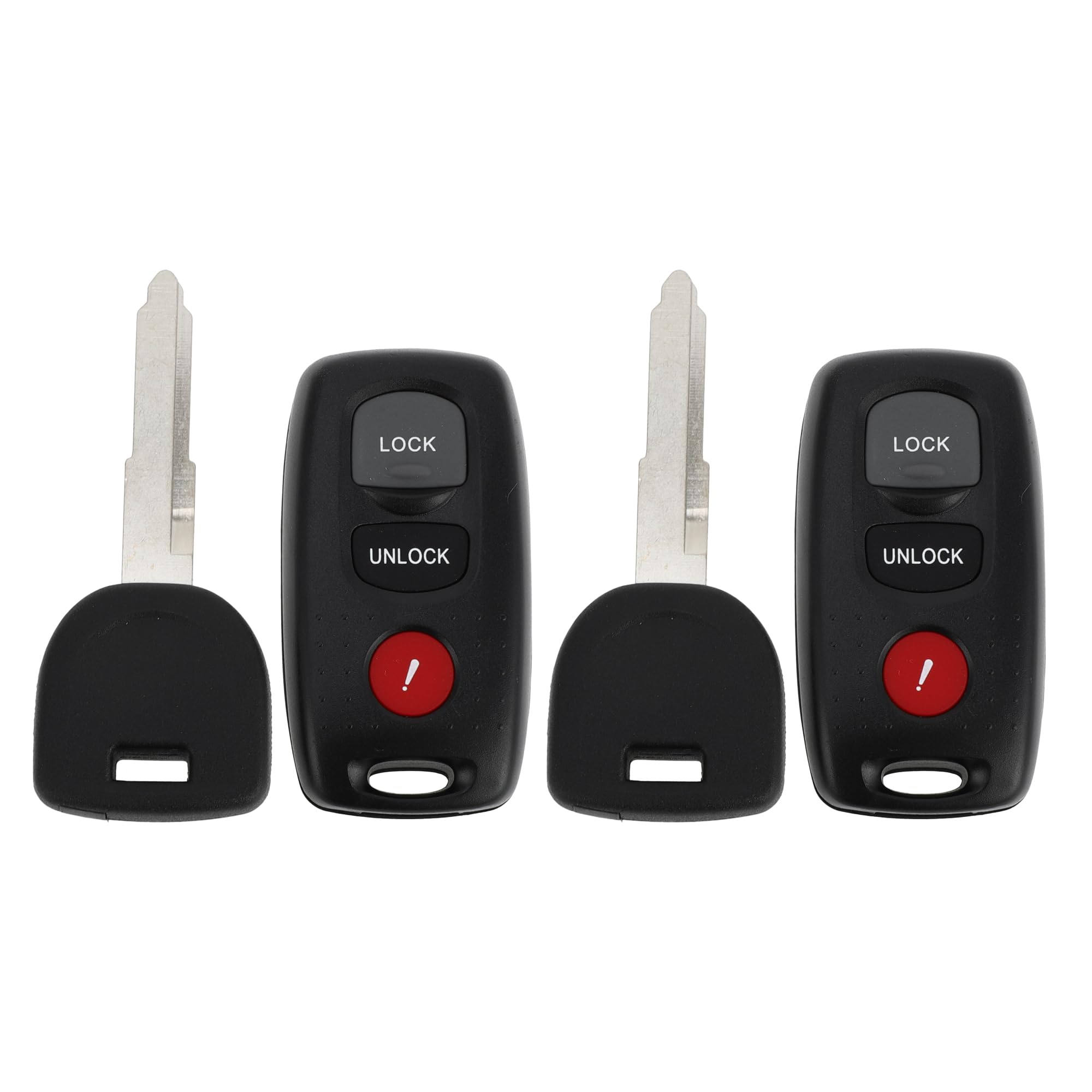 Llave de transpondedor KPU41794 de 315 MHz para Mazda 3 con chip 63 80 y 3 botones en juego de 2 8