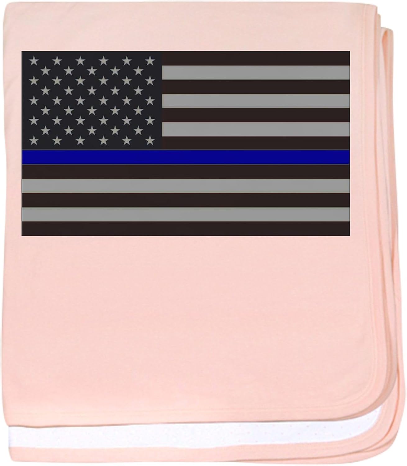 CafePress Blue Lives Matter Baby Blanket, Super Soft Newborn Swaddle