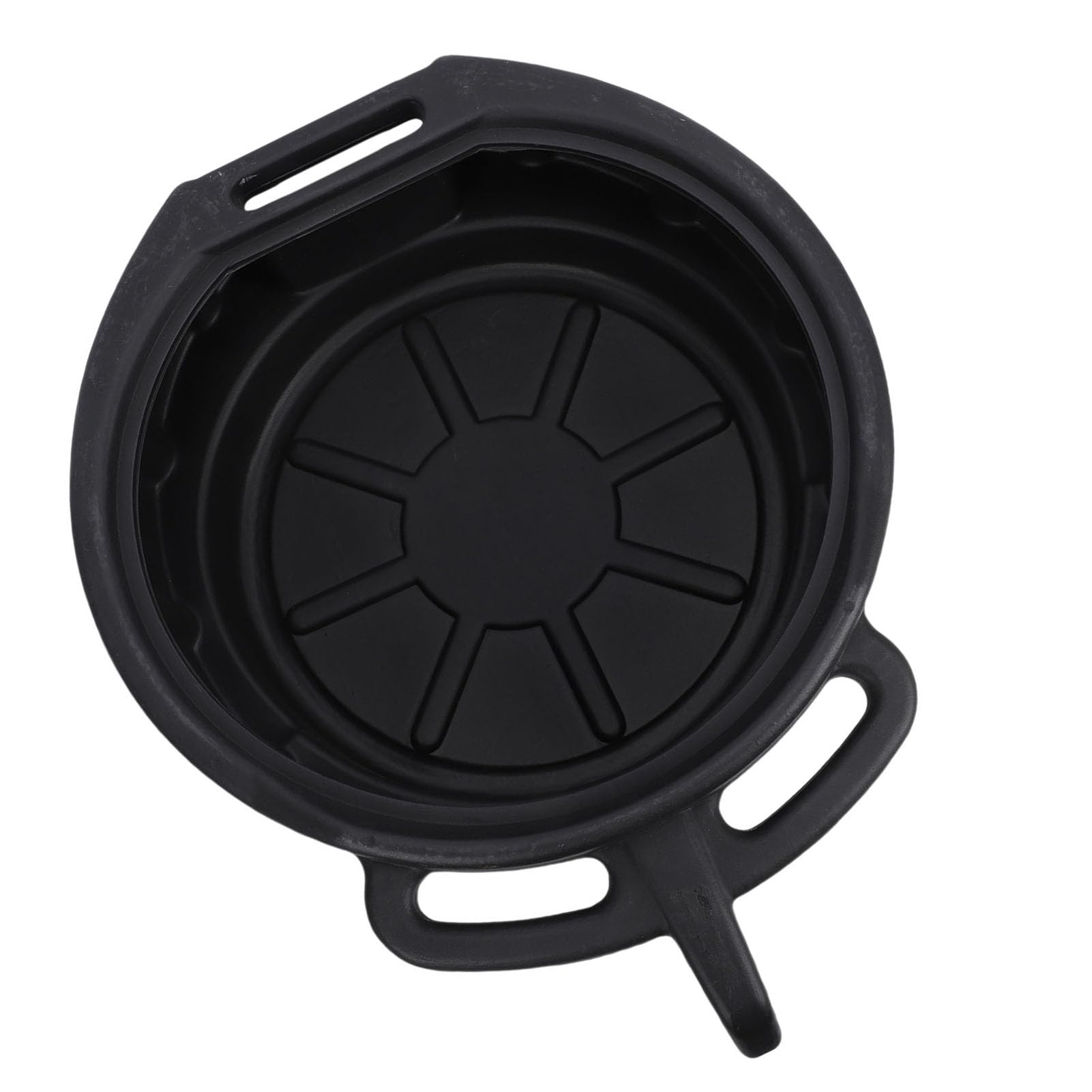 SIXRUN Vaschetta di Scarico Olio, Vaschetta di Raccolta Olio in Plastica PP 10L, Raccogligocce Antispruzzo con Maniglia per Auto, Officina Garage per Auto Camion Motociclette