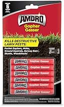 Amdro Gopher and Mole Killer, for Rodents, 12 Gassers, 0.75 oz = 2 - (6 Packs)
