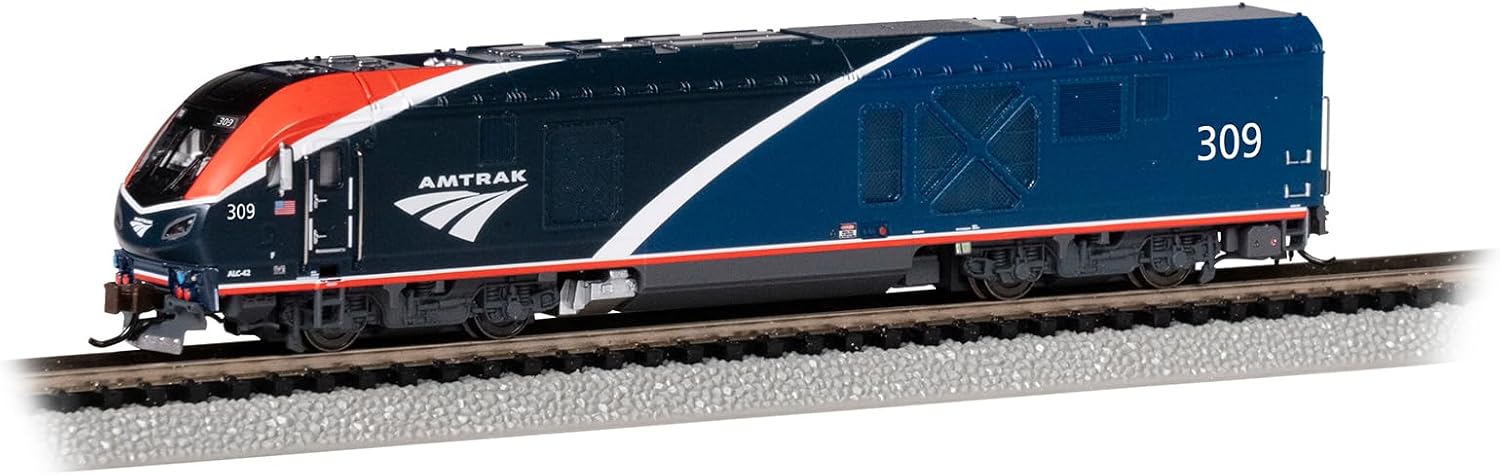 Bachmann Trains - Siemens ALC-42 - TCS DCC WOWSOUND® Equipped Locomotive - Amtrak® #309 (Phase VII) - N Scale