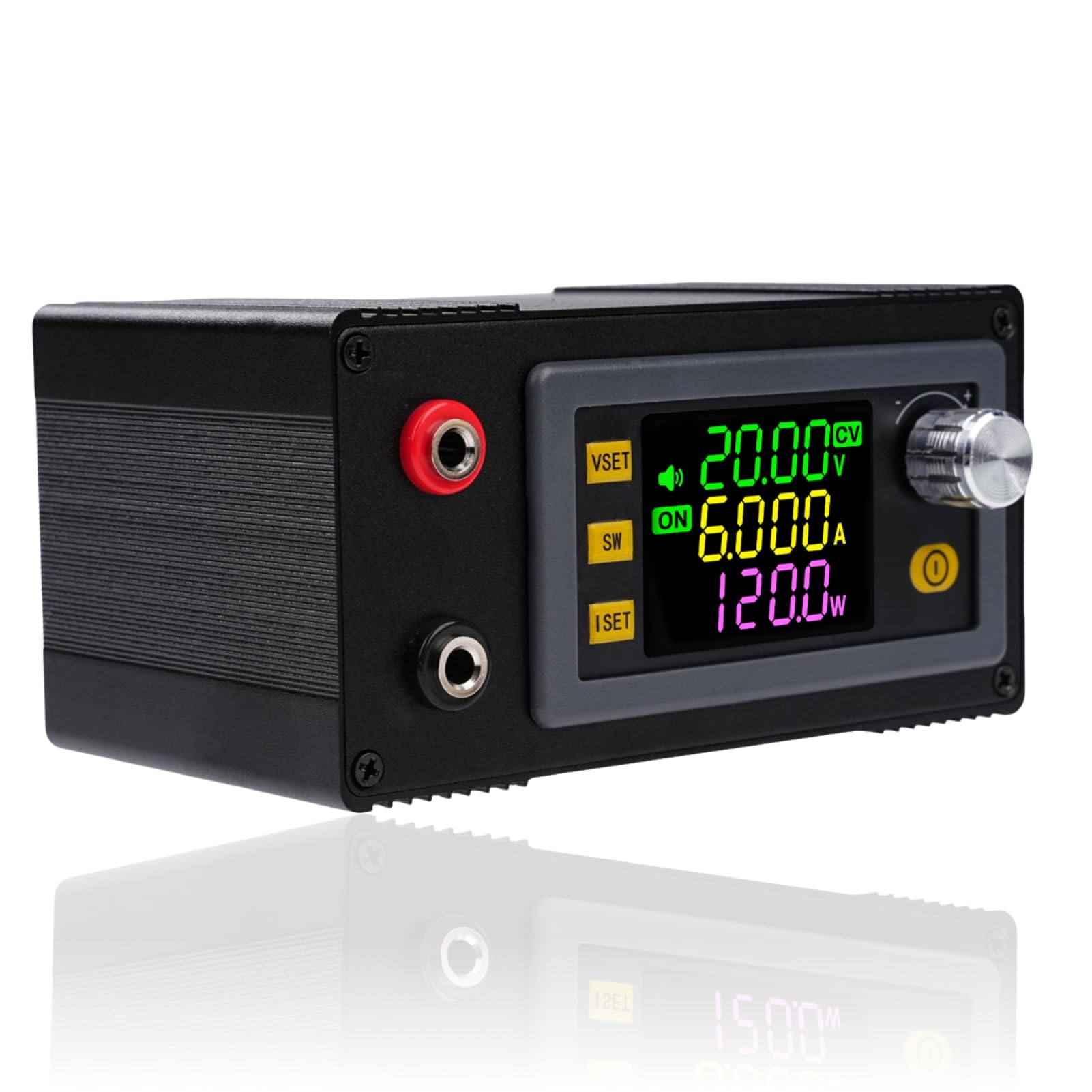 Jadeshay Regolatore di Tensione DC Boost Buck 6 – 36 V Ingresso 0 – 36 V Uscita 120 W 6 A Convertitore di Tensione Regolabile per Ricarica Solare