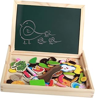 Hohopeti Brinquedos Magnéticos Para Crianças Placa De Quebra-Cabeça Magnética Jogos De Quebra-Cabeças Magnéticos Brinquedos Educativos Para Crianças Quebra-Cabeças De Madeira Jogos De