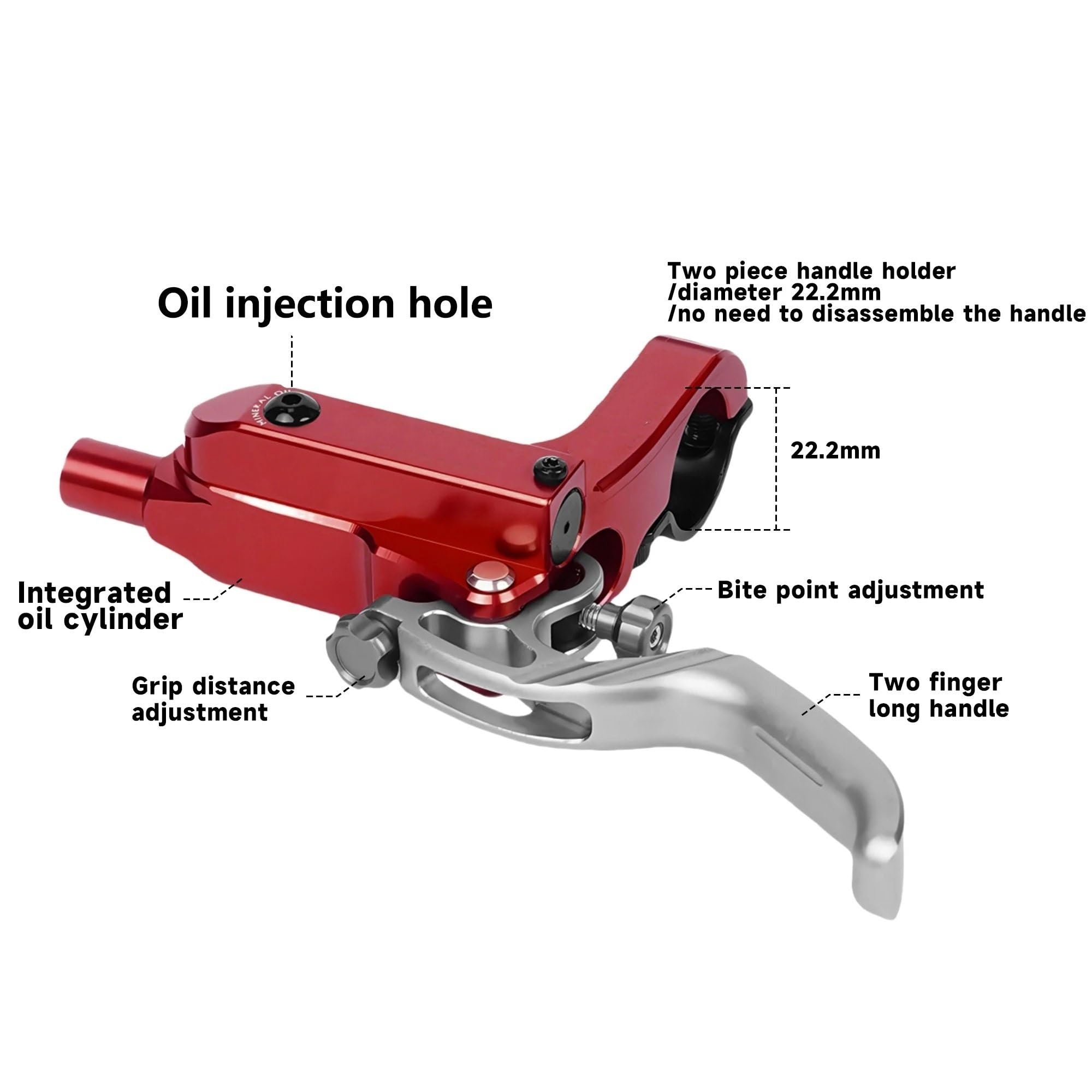 Bęben HamulACcowy Rowerowy MTB 4tłokowy hydrauliczny hamulec tarczowy 850mm 1500mm chłodzące klocki hamulcowe ciśnienie oleju AM DH hamulec tarczowy do roweru górskiego