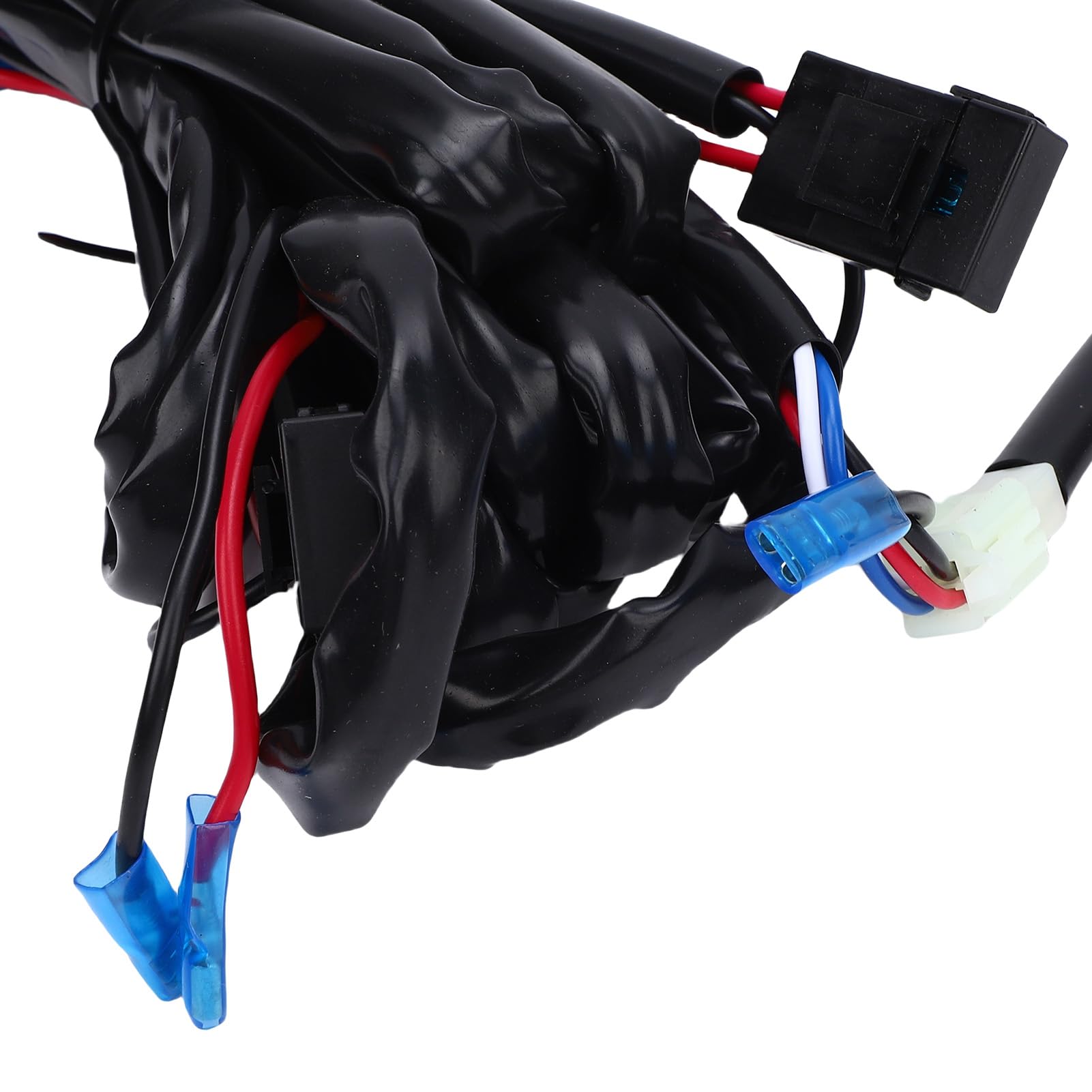 Tissting Kit Cableado Interruptor 2 Posiciones 16AWG Para Luces LED - Conjunto De Cableado De /9.84ft Con Fusible Y Relé Para Automóvil, Barco, Caravana