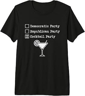 Democratic Republican Cocktail Party Voter Anti-Politics Premium Tri-Blend T-Shirt