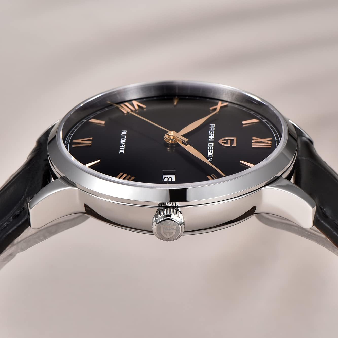 Pagani Design 1759 Orologi Automatici Da Uomo Moda Vestito Automatico Orologio A Carica Automatica Cinturino In Pelle 100M Impermeabile Stile Casual Pagani Design 1759 Orologi Automatici Da Uomo Moda Vestito Automatico Orologio A Carica Automatica Cinturino In Pelle 100M Impermeabile Stile Casual