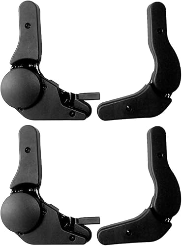 VICASKY 2 juegos de asiento trasero de ángulo ajustador de ángulo silla de juego ajustable giratoria accesorios piezas de repuesto