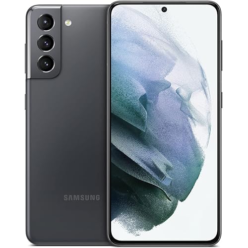 SAMSUNG Galaxy S21 5G, US Version, 128GB, Phantom Gray - GSM Carriers (Renewed)