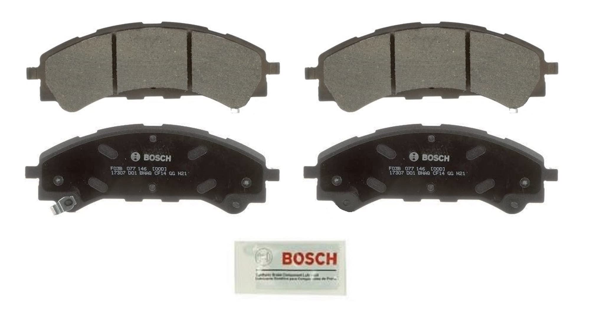Amazon.com: BOSCH BC2216 QuietCast Premium Ceramic Disc Brake Pad