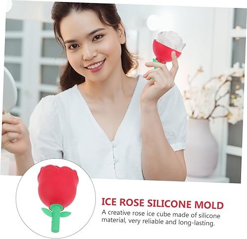 Miniatura 4 de FRCOLOR Decoración de moldes de hielo para fabricantes de cubitos de hielo, rodillo de cara de hielo, jugo de enfriamiento, bolas de hielo hechas a