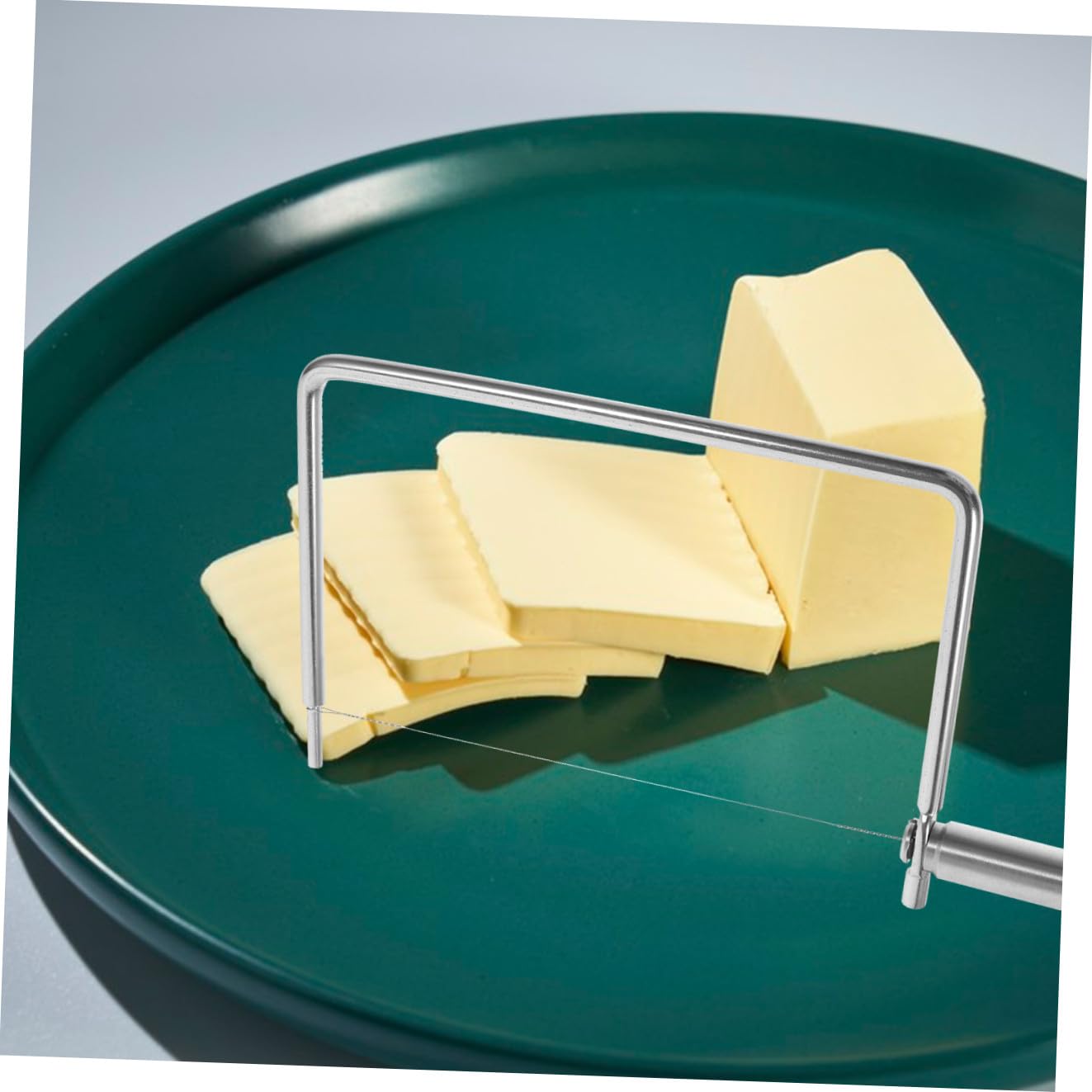 VICASKY 5 Stück Edelstahl Käsehobel Käseschneider mit Ergonomischem Griff Leichter Butter und Blockkäse Praktischer Hand Käseschneider für Präzises Schneiden und Einfache Reinigung