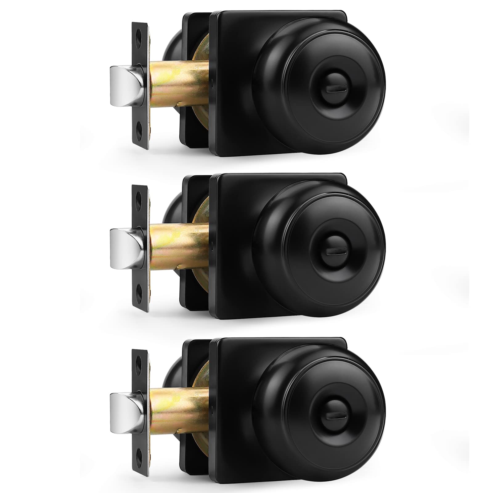 Probrico Brushed Nickel Door Knobs - Lockable & FREE SHIPPING -21 Probrico Brushed Nickel Door Knobs - Lockable & FREE SHIPPING -21