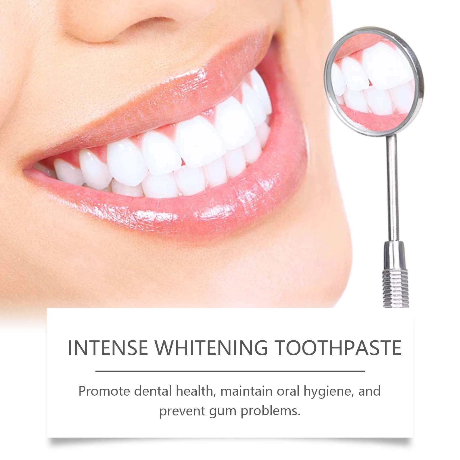 Dentifricio intensivo di 7-Pro, dentifricio sbiancante per denti, smacchiatore profondo, dentifricio sensibile sbiancante, con 7 probiotici per gengive sane, senza fluoro e menta fresca (4)