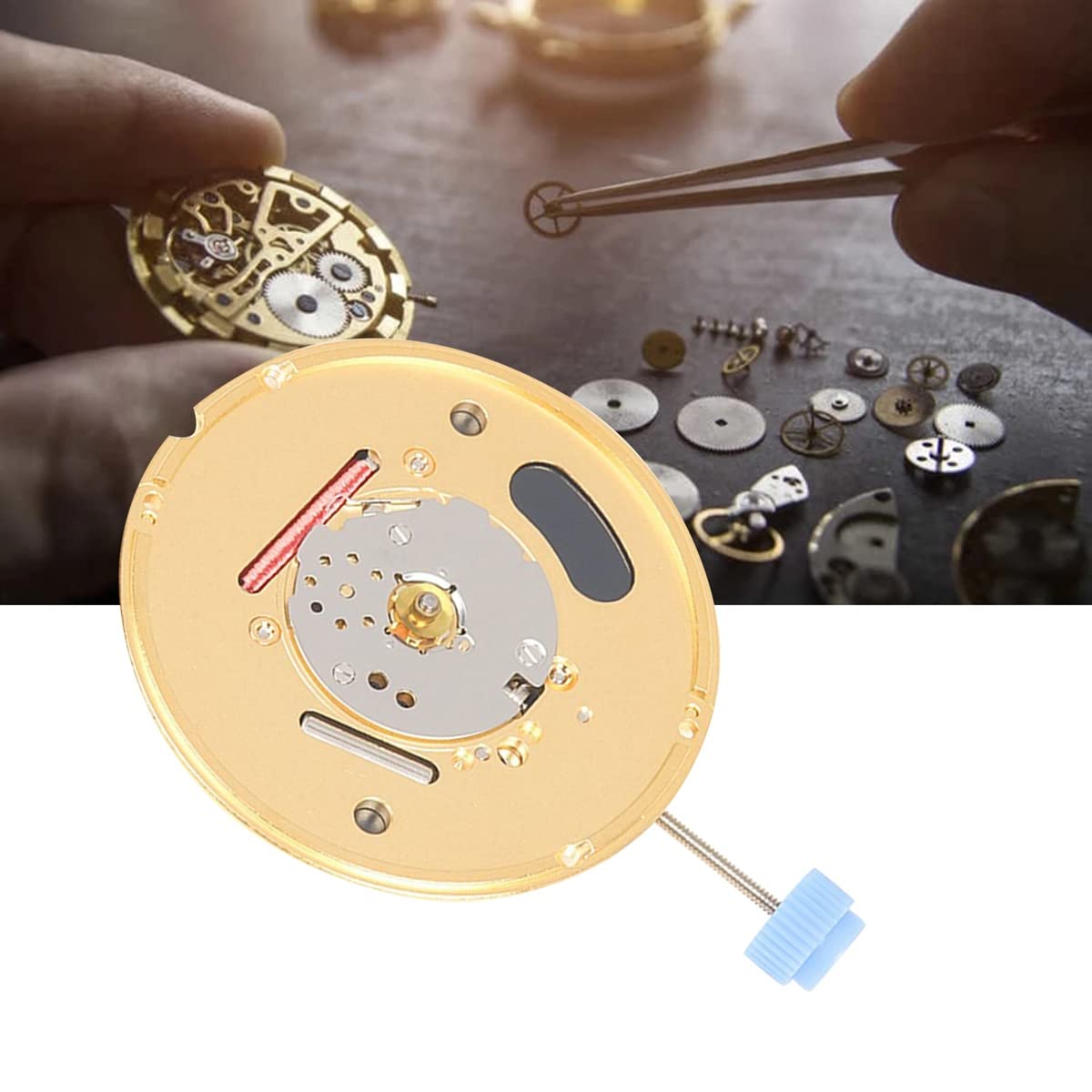 Nicht-Kalender Zwei-Pin Hochpräzisions-Uhrwerk Mechanisches Quarz-Uhrwerk Uhrwerk