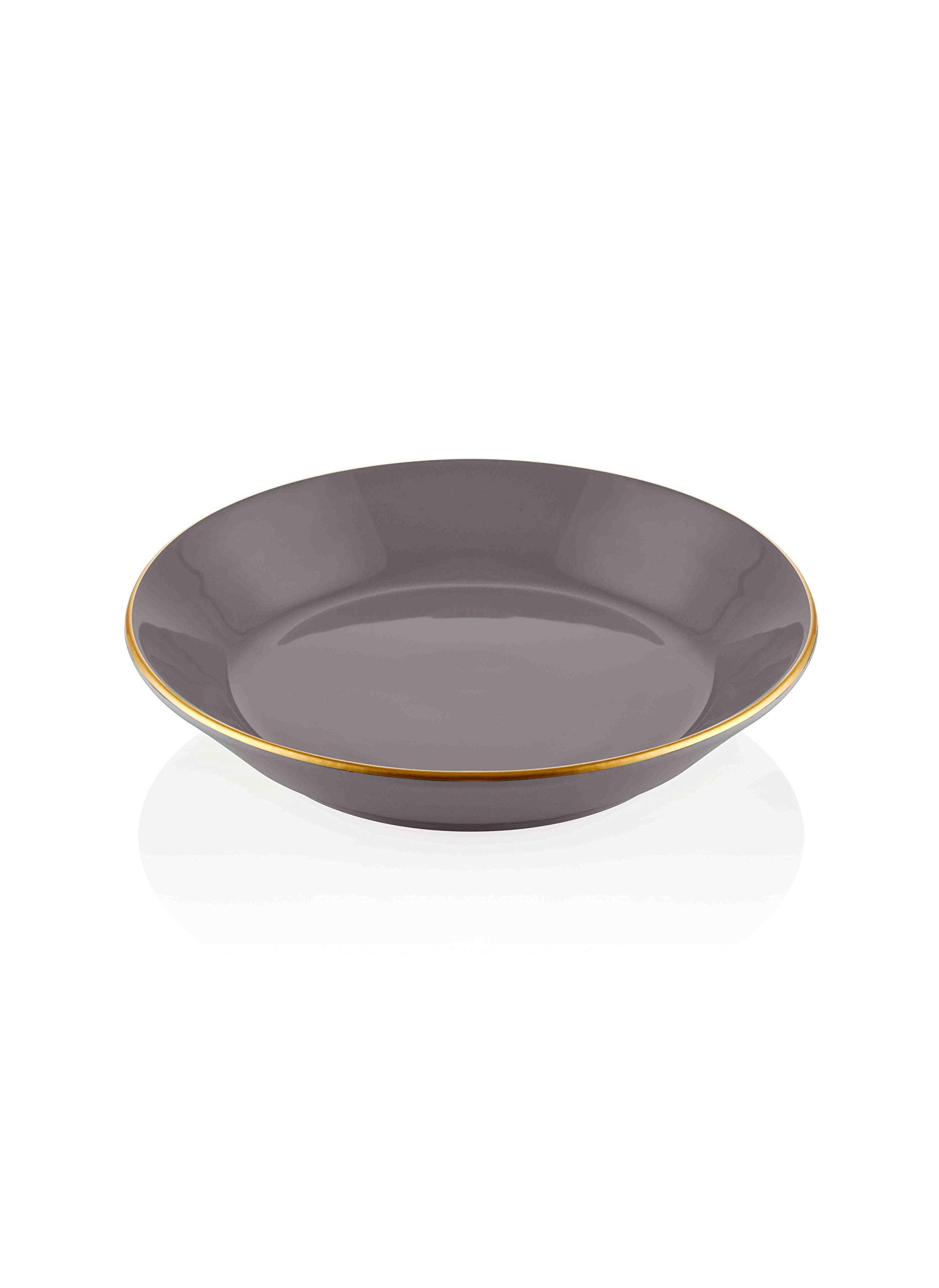 Basic Yemek Tabağı 6 Lı Set Gri - 20cm