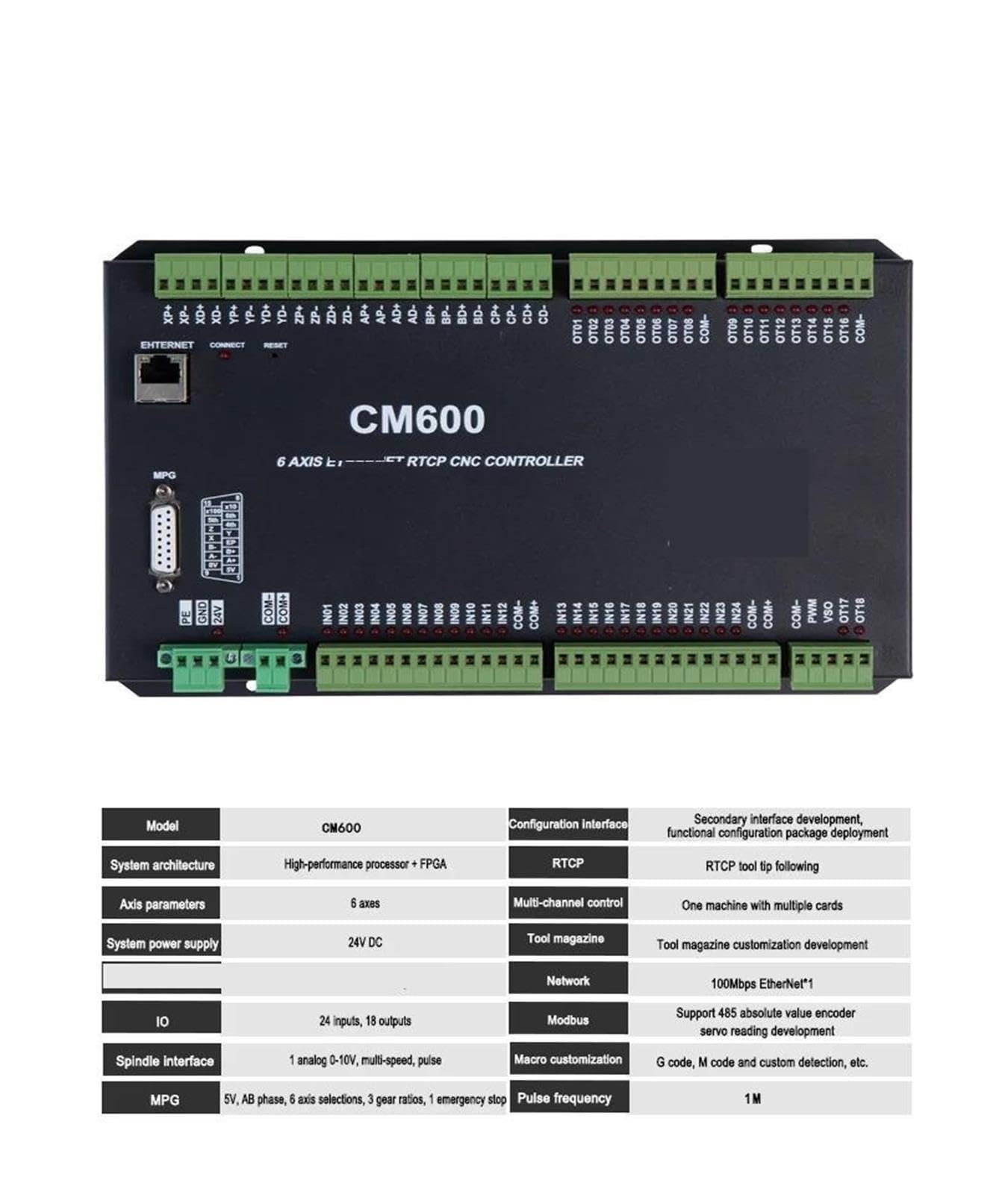 Contrôleur CNC CM600 6 axes 5 liaisons
