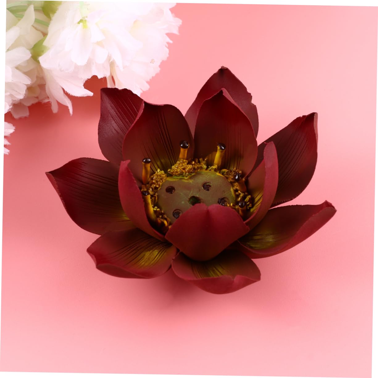 Zerodeko 2stücke Keramischer Lotus Räucherstäbchenhalter Handgefertigter Weihrauchbrenner Schnee-rot Dekorativ Für Teezimmer Und Zuhause Für Meditation Und Aromatherapie s Elegant Und