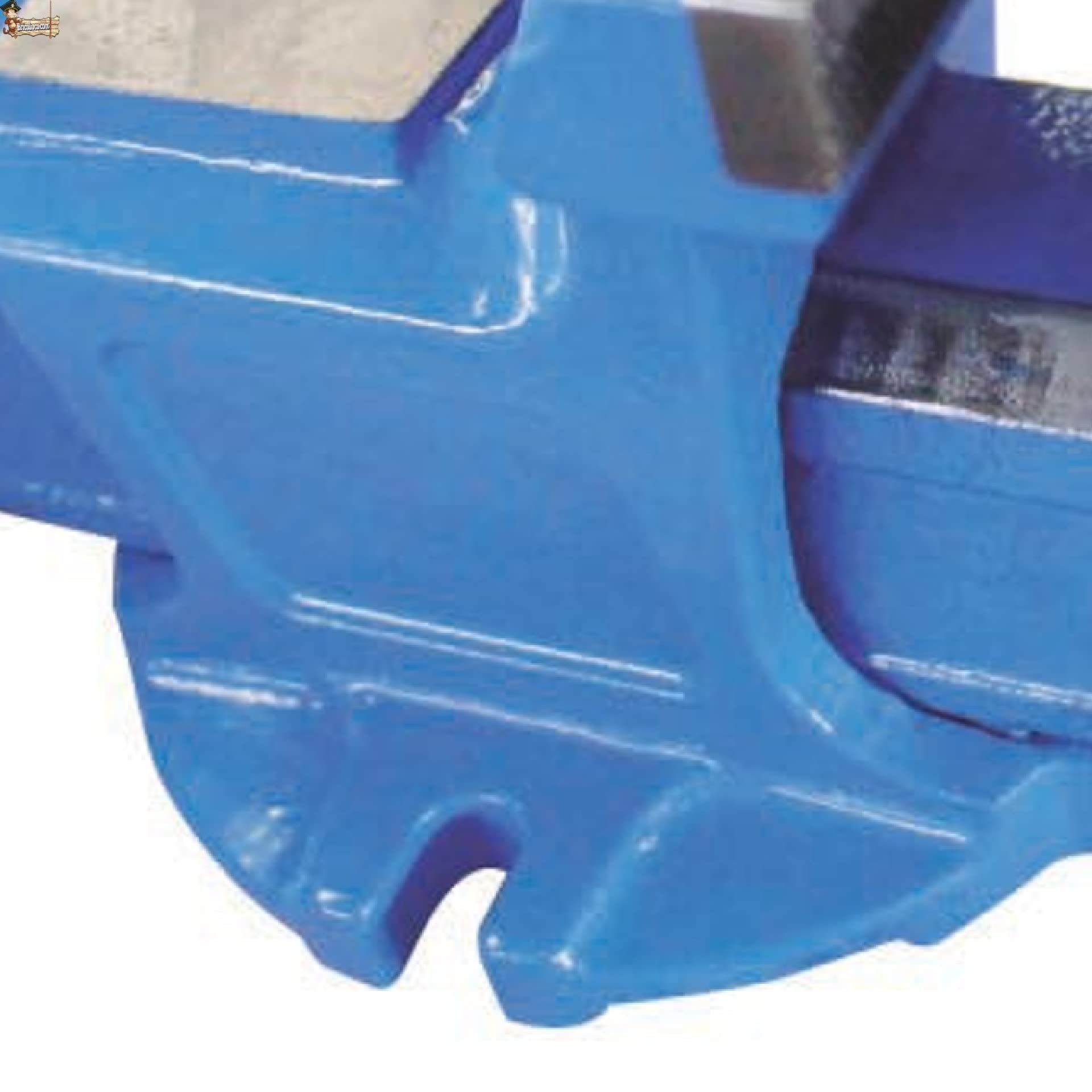 BricoLoco.com Vite da banco da lavoro Tornio regolabile in acciaio fuso Morse sostituibili per tavolo da lavoro con incudine, base fissa, fabbro, meccanico, legno, modellismo (150 mm.)