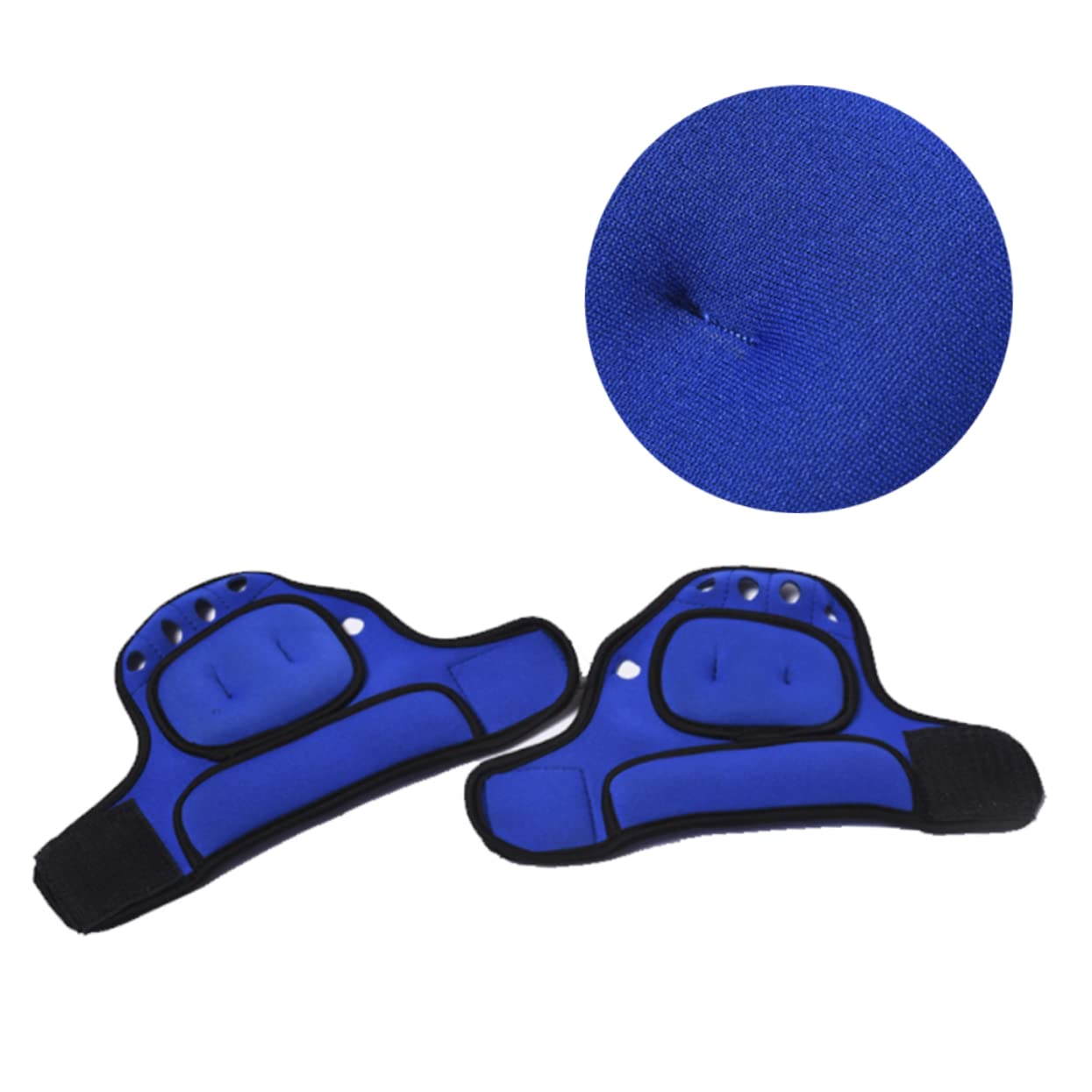 Guanti Appesantiti Braccio Del Polso Guanti Di Resistenza Da Palestra Da Allenamento Sacca Di Sabbia a Mano Sportiva Peso Fitness Della Mano Senza Dita Black