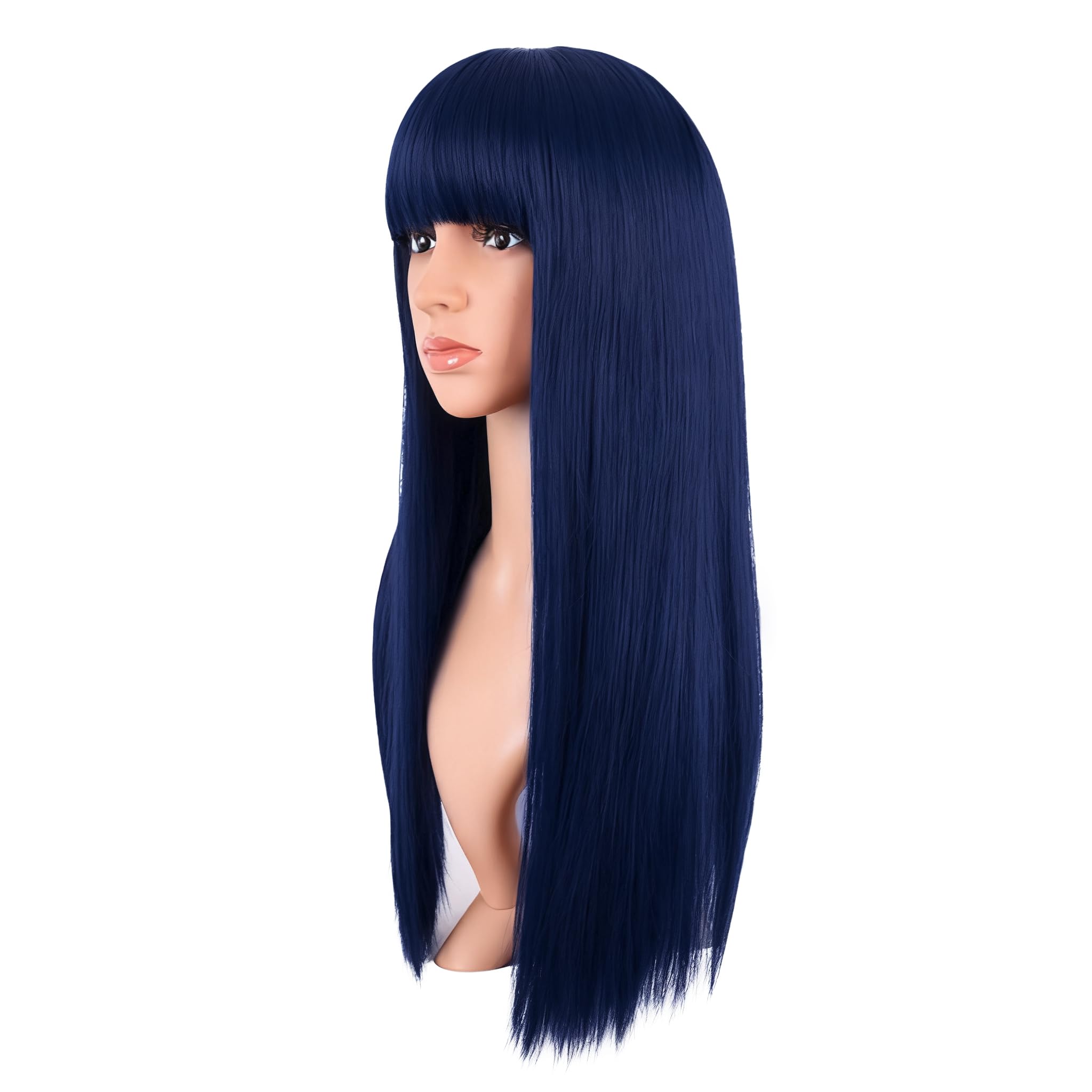 Mapofbeauty 32 Pulgadas/80cm de Luz Rubia Pelo Largo Rizado Ondulado Peluca Cosplay Peluca — view 32