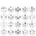 Bundle Monster 20pc Nail Art Image Manicure Stamping Plates-2014 CYO Collection