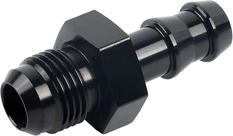 Adaptador de conexão 6AN macho para espigão 3/8" EVIL ENERGY em alumínio – 2 unidades