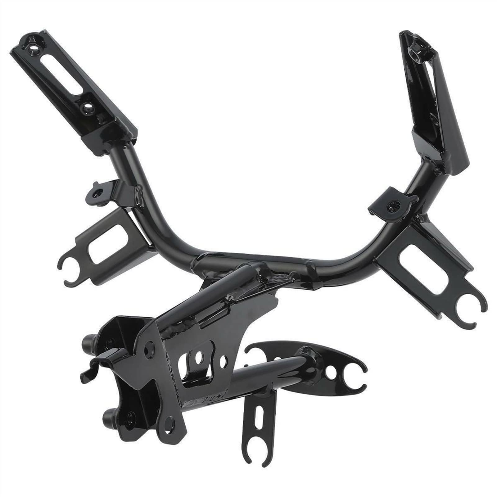 Support phare avant supérieur YZF R3 noir araignée carénage moto