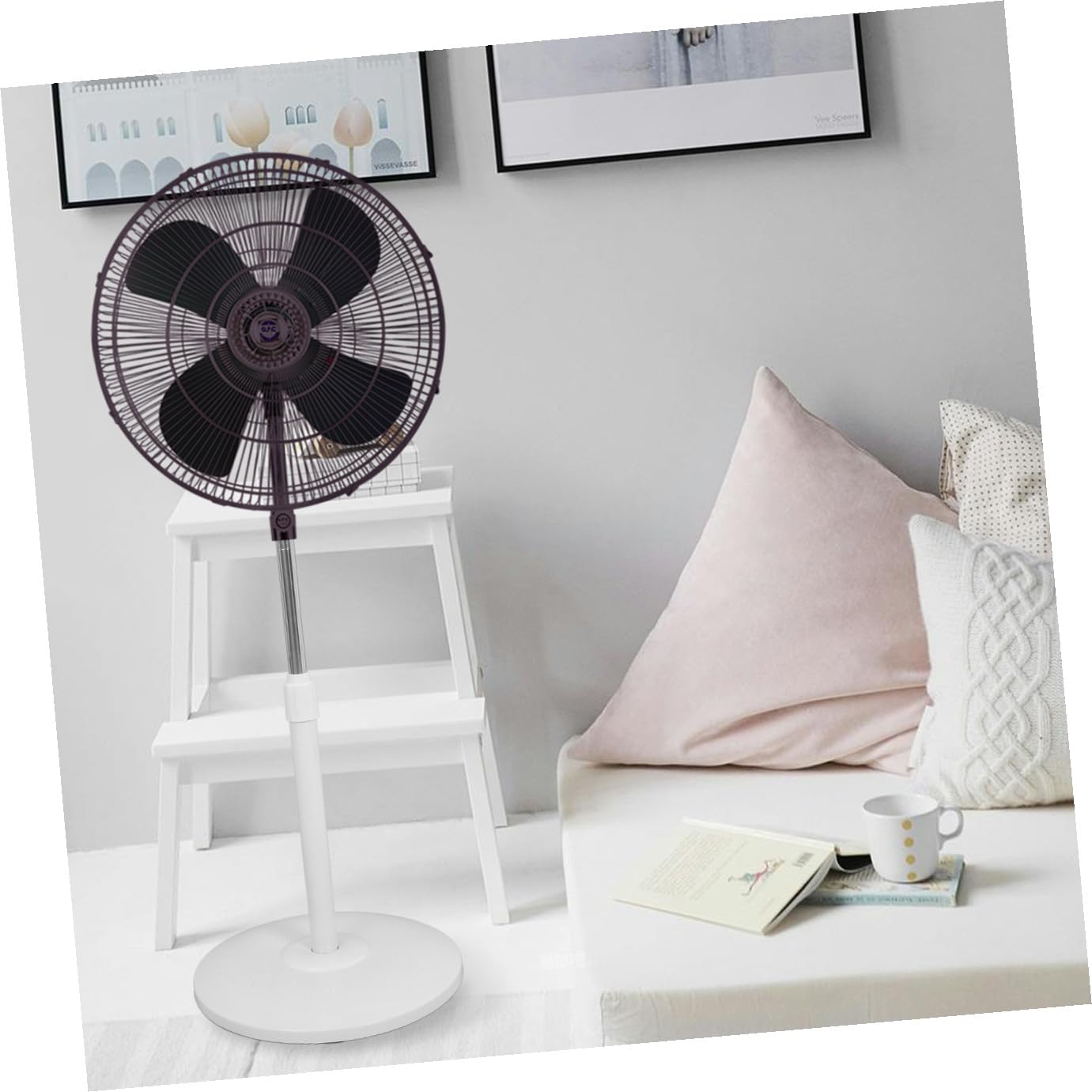 Accesorios para Ventiladores de Pie Varilla de Extensión y Base Reforzada Columna de Soporte de Altura Ajustable Piezas Reemplazables para Ventiladores Eléctricos