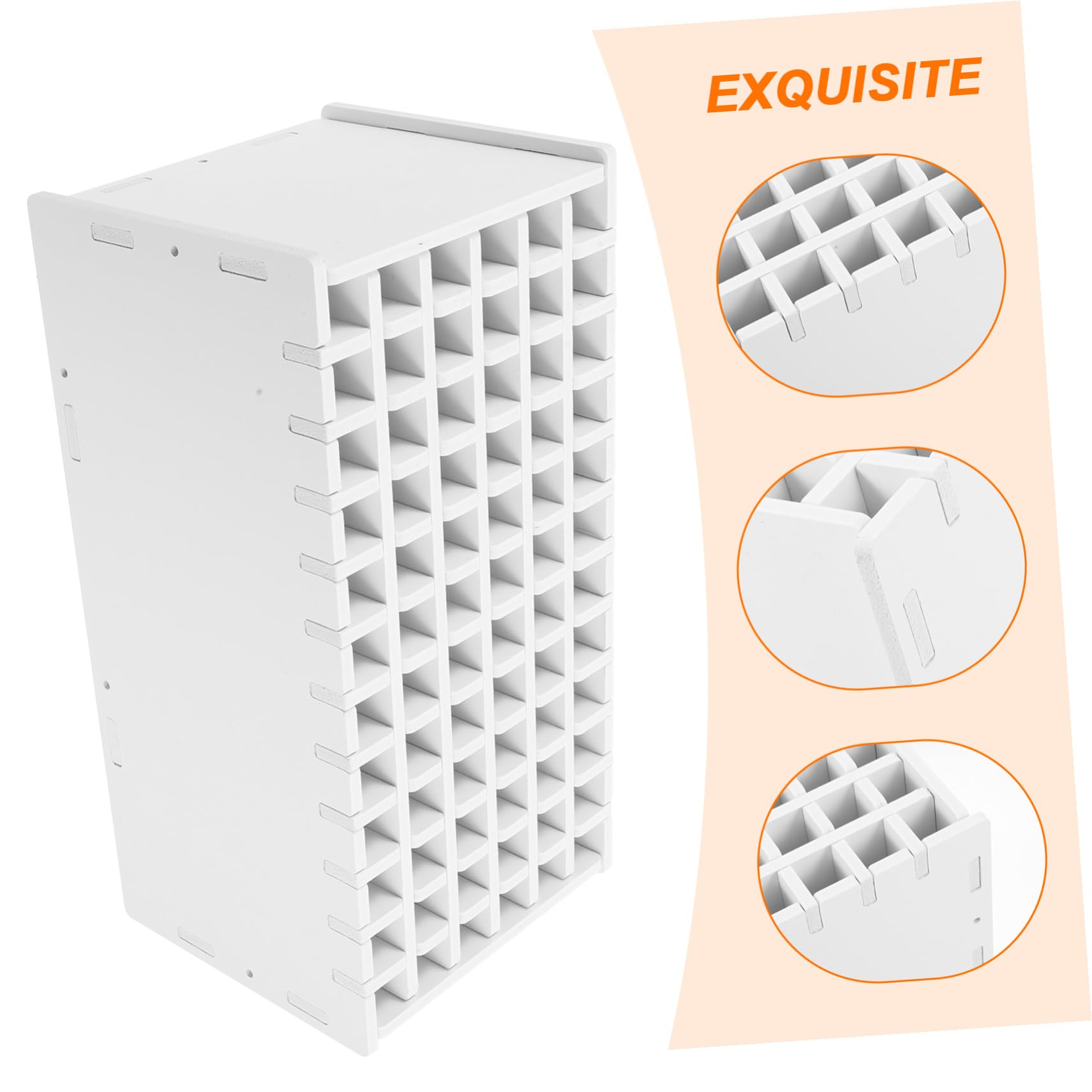 MAGICLULU Portapenne Scomparti Trasparenti Organizer da Scrivania Portaoggetti Multiuso per Cancelleria Design Elegante e Moderno Adatto Uffici e Studi