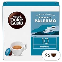 NESCAFÉ DOLCE GUSTO Espresso Palermo Caffè, 6 Confezioni da 16 Capsule (96 Capsule)
