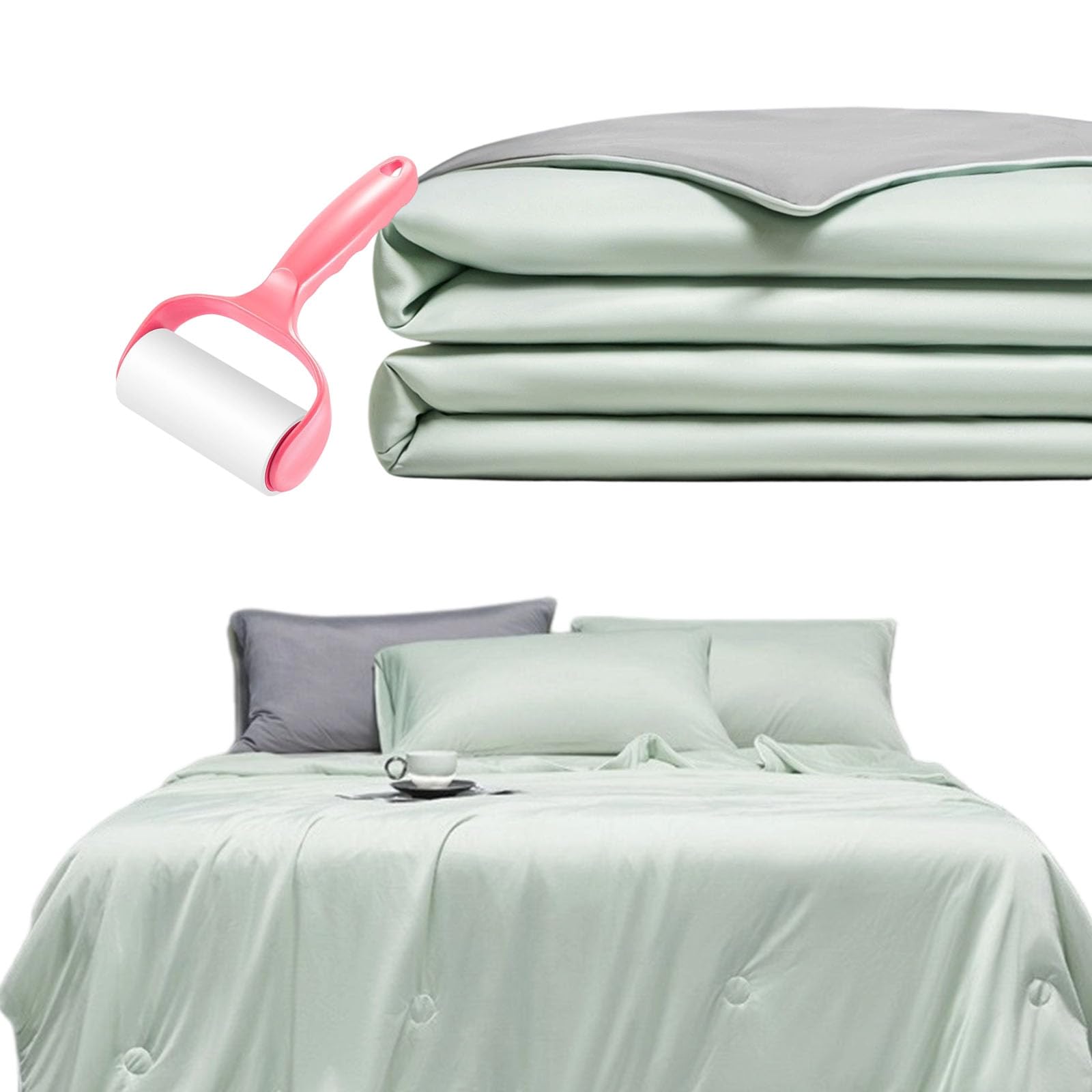 Magic Sleep Eisdecke, Magic Splashy Bettdecke, Eisdecke Für Heiße Sommernächte, Double-Sided Eisdecke Zum Schlafen Eisseide, Erfrischend Kühler Schlaf Ohne Klimaanlage (F,150 * 200CM)