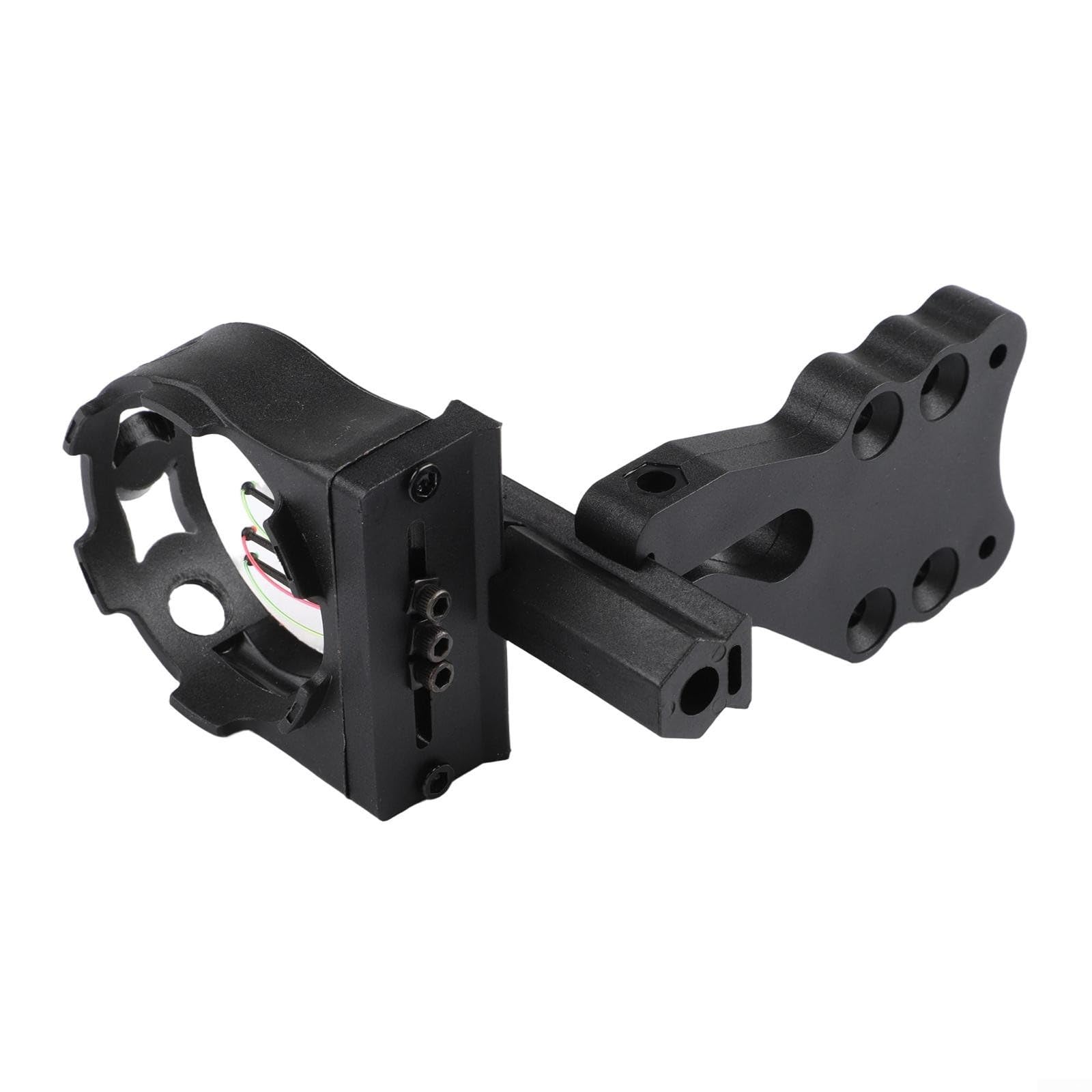 Viseur à 3 broches en fibre optique pour arcs composés et recourbés, ABS noir