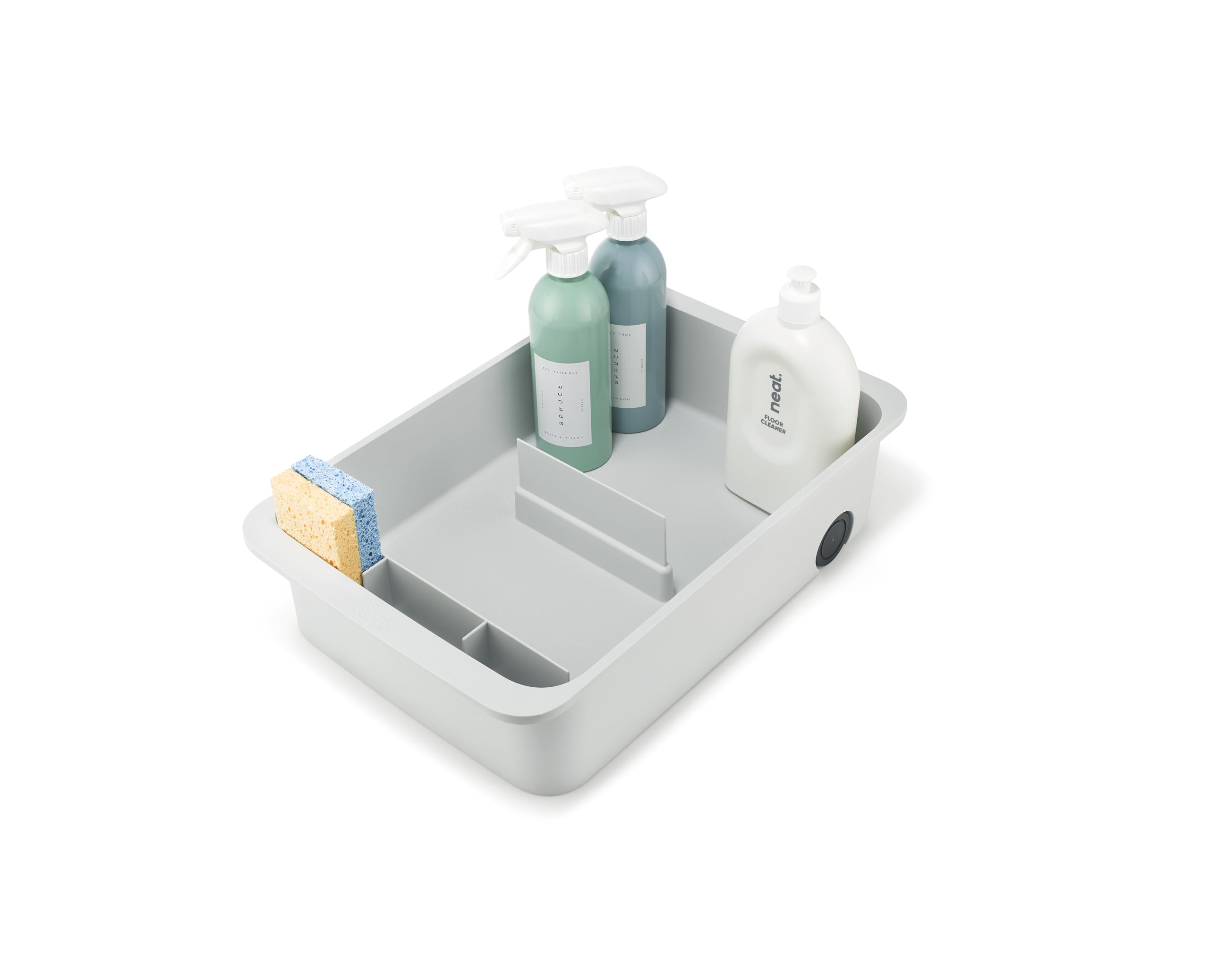 joseph joseph cupboardstore large easy-access wheeled storage caddy – under-sink kitchen organizer, made from recycled plastic