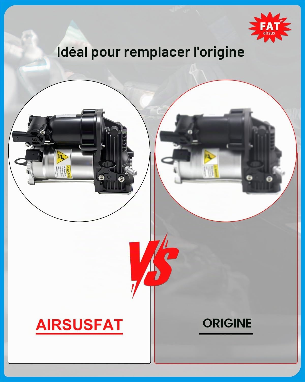 Pompe de compresseur de suspension d'air pour Mercedes - Benz w164 x164 gl350 gl450 gl550 ml350 ml450 ml500 ml550 ml63amg 2006-2012 1643201204 a1643200504