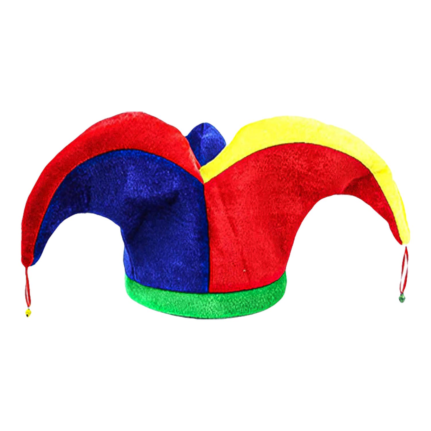 XNFUOE Halloween Clown Hat Jester Hat with Bell Clown Dress Up Accessories for Halloween Party Costume Props Cosplay