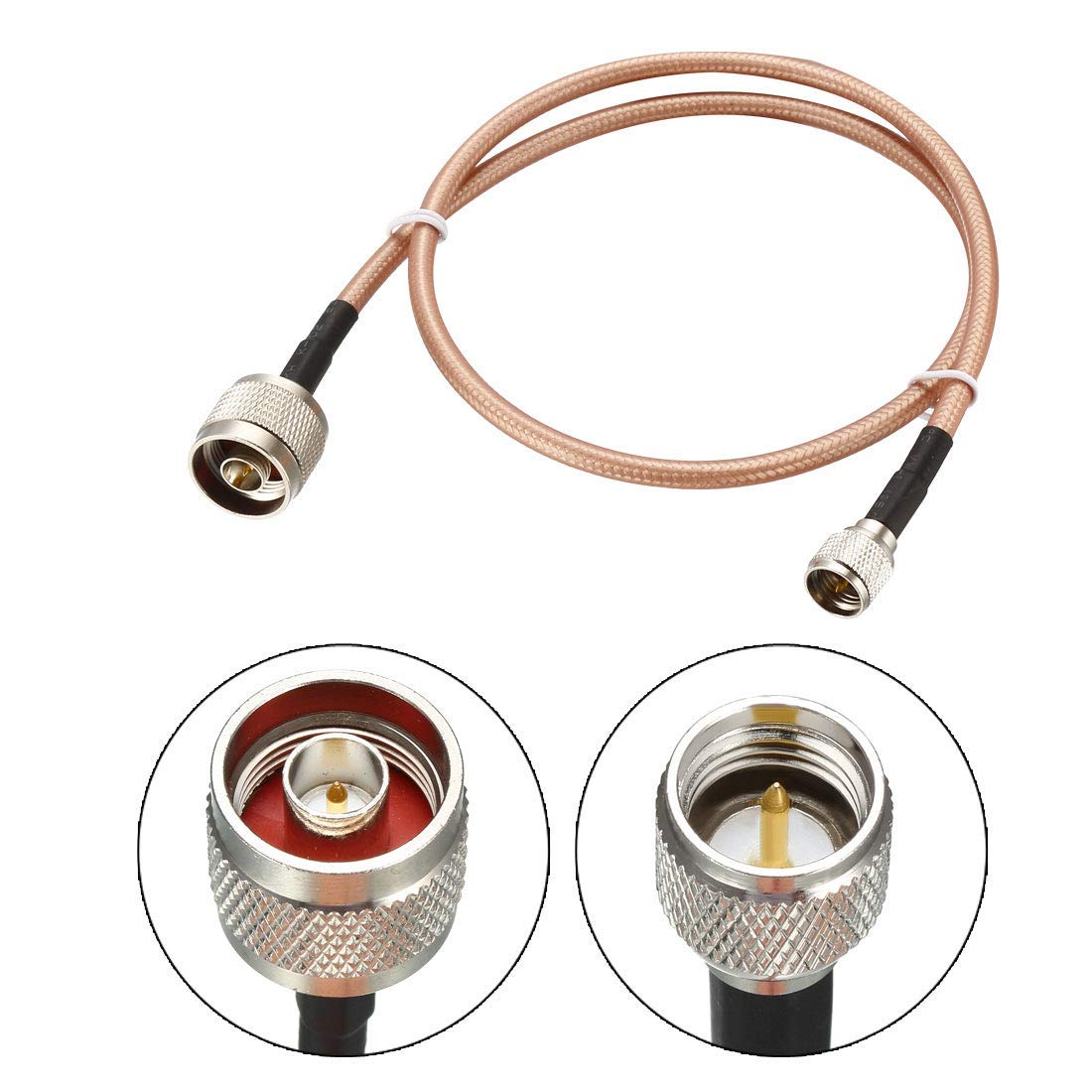 RG400 MINI UHF Cavo Coassiale RF Maschio A N FEMMINA USA-lotto - Foto 7