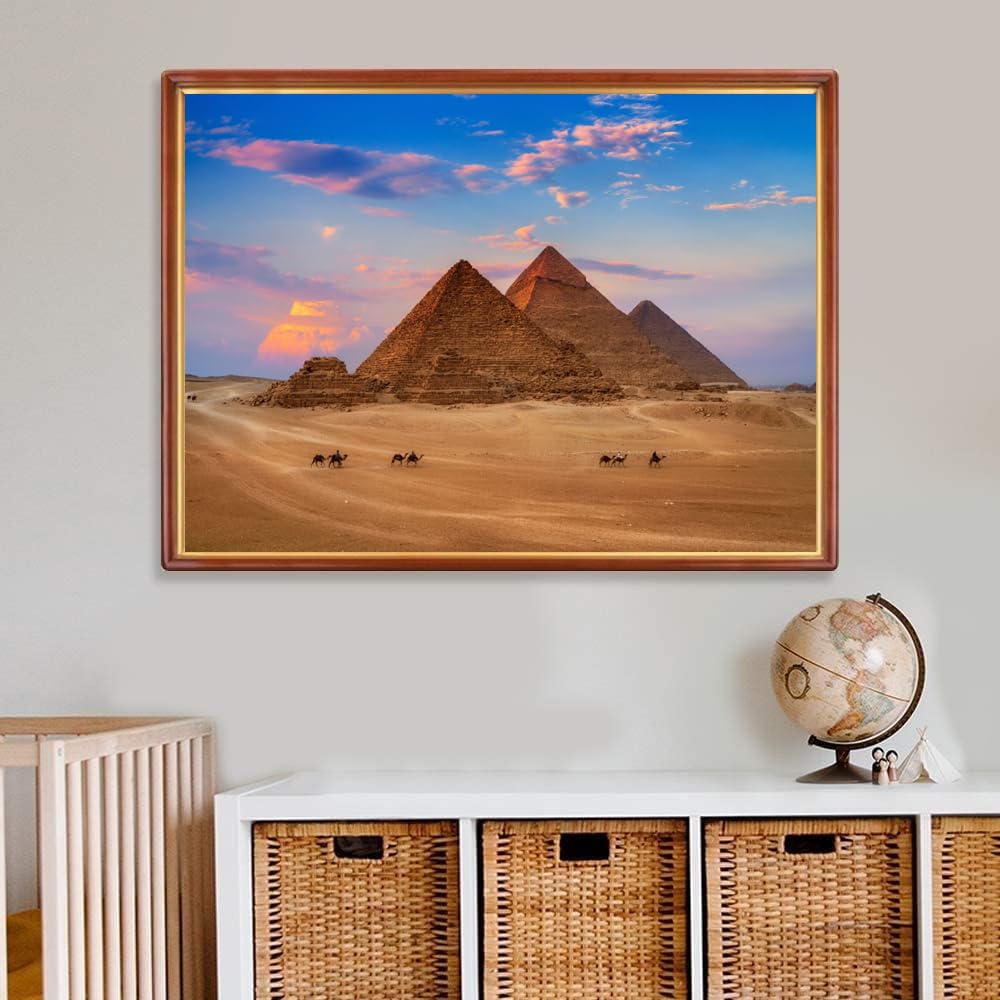 Adult Puzzle 1000 Pieces The Great Pyramids 70 x 50 cm Puzzles for Adults Educational Game Challenge Toys 1000 Pieces Puzzles for Adults Children - Image 2
