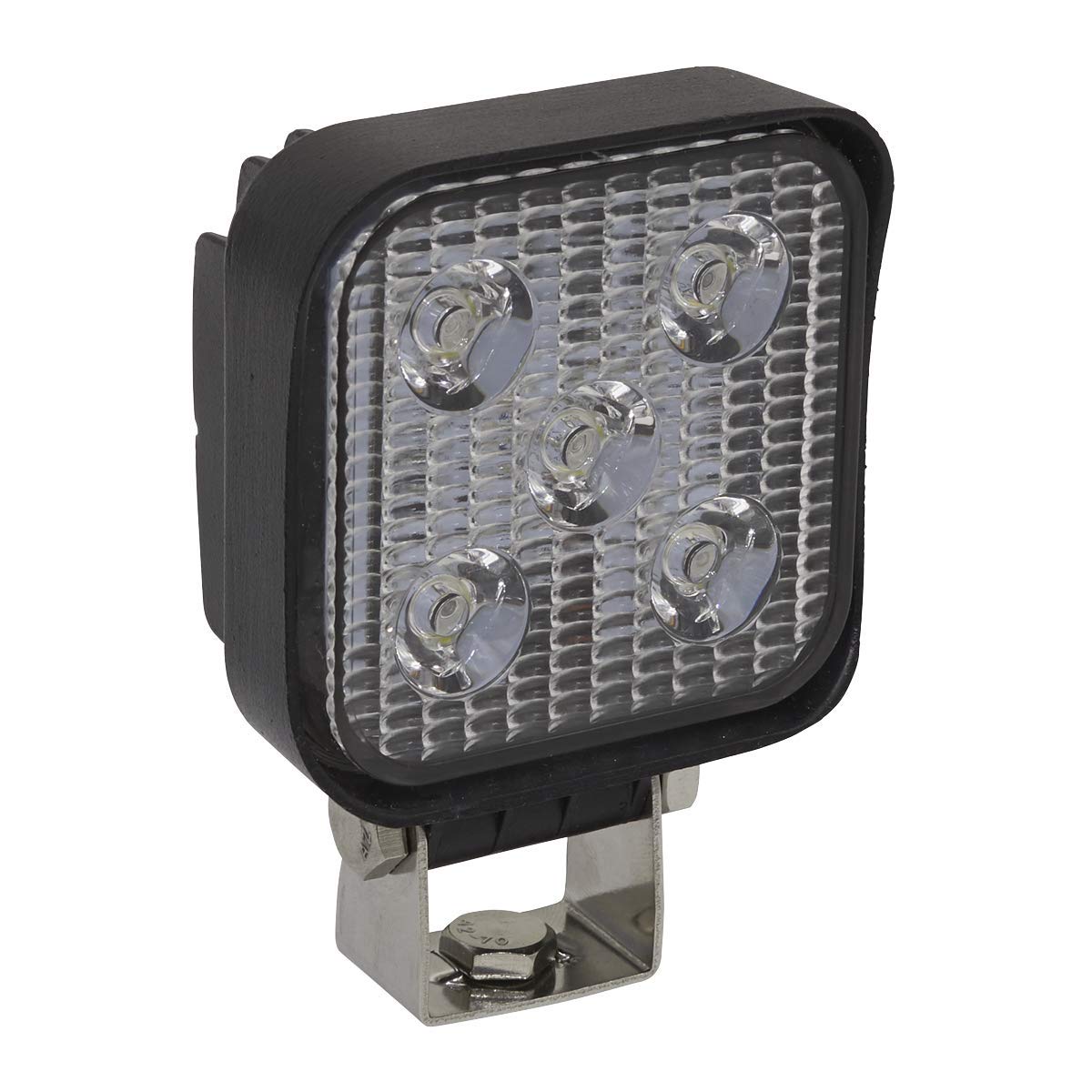 Sealey Black/Red Led Worklight, 15W, 1200 Lumens, Ip68, Ece R10 Certified, Adjustable Bracket - Led2s